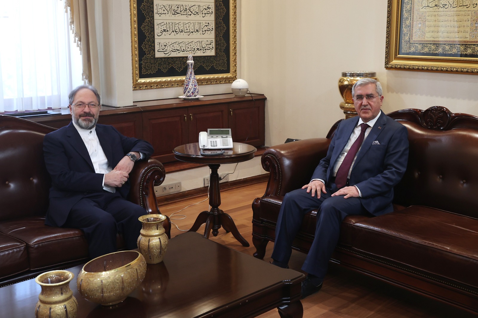 Üniversitemiz Rektörü Can, Diyanet İşleri Başkanı Erbaş’ı Ziyaret Etti