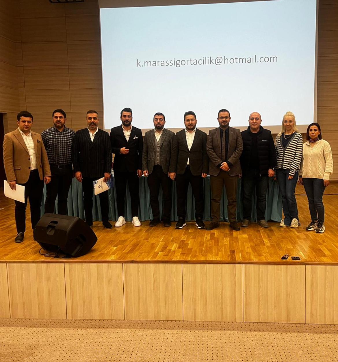 Finans-Bankacılık ve Sigortacılık Bölümü Olarak Kahramanmaraş Sigorta Acenteleri Komitesi İle Meslek Tanıtım Etkinliği Düzenledik.