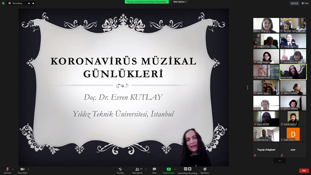 Üniversitemizde, “Pandemide Kadın-Sanat: Koronavirüs Müzikal Günlükleri” Konulu Çevirim İçi Konferans Düzenlendi
