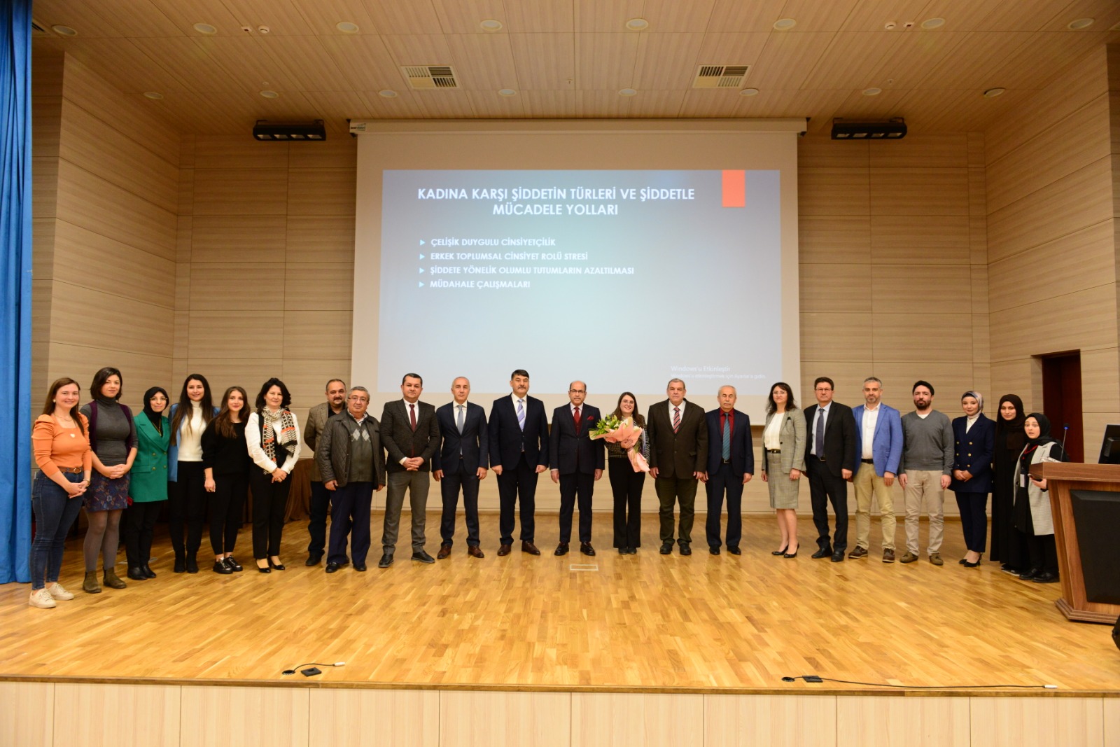 KSÜ’de Kadına Yönelik Şiddete Karşı Etkinlik Düzenlendi