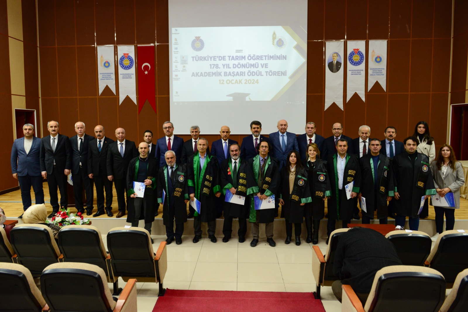 KSÜ’de Tarımsal Eğitim ve Öğretimin 178. Yılı ve Deprem Şehitlerinin Adının Verildiği Salon Açılış Töreni Gerçekleştirildi