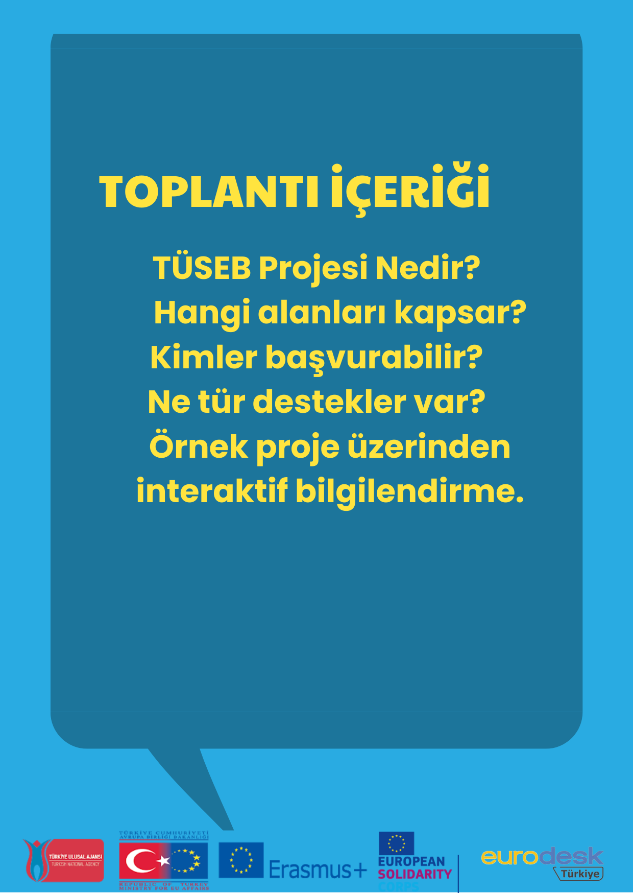 TÜSEB Projeleri Bilgilendirme Toplantısı