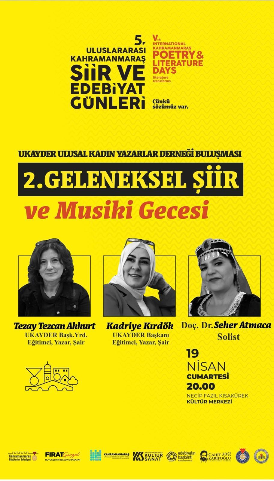2. GELENEKSEL ŞİİR VE MUSİKİ GECESİ