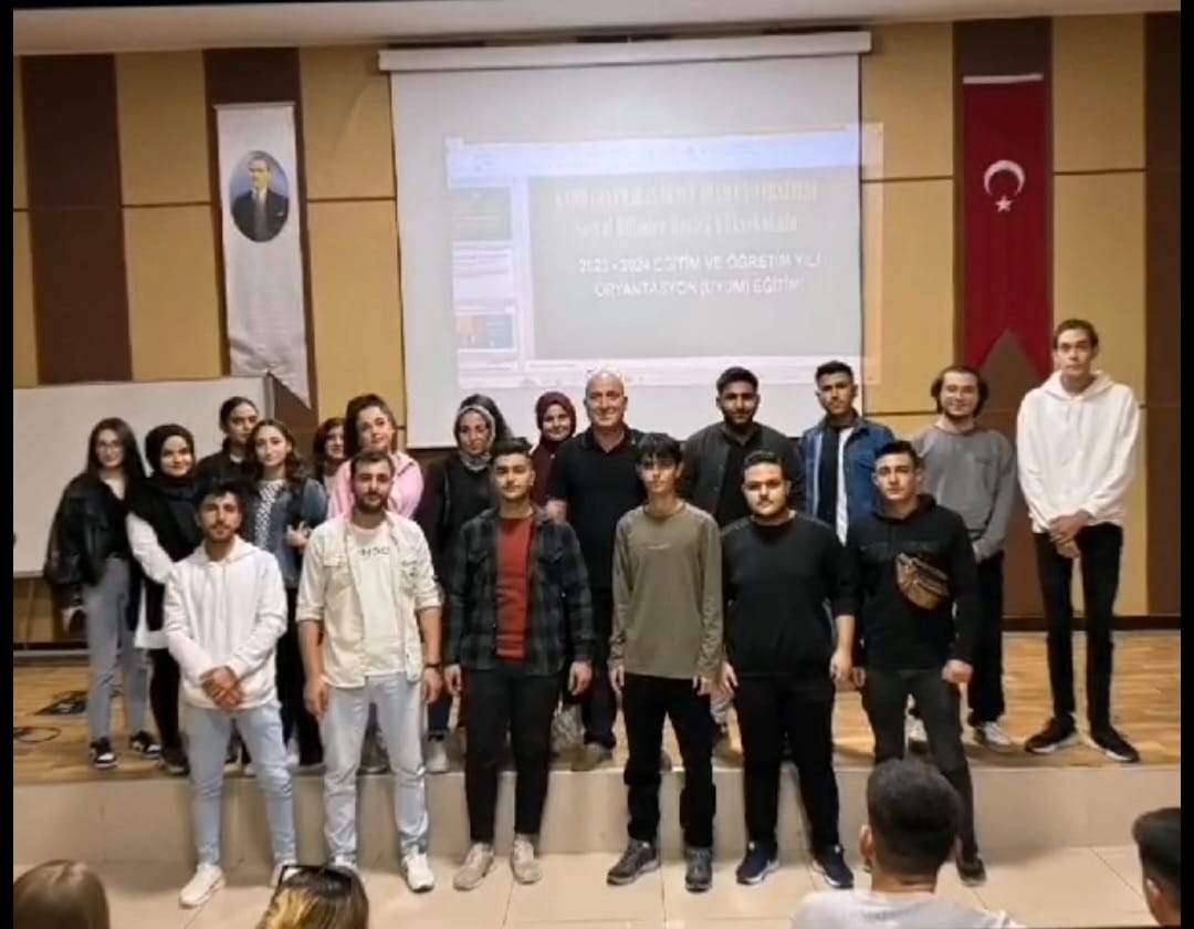 2023-2024 Öğretim Yılı Bölüm Oryantasyon Toplantısını Gerçekleştirdik