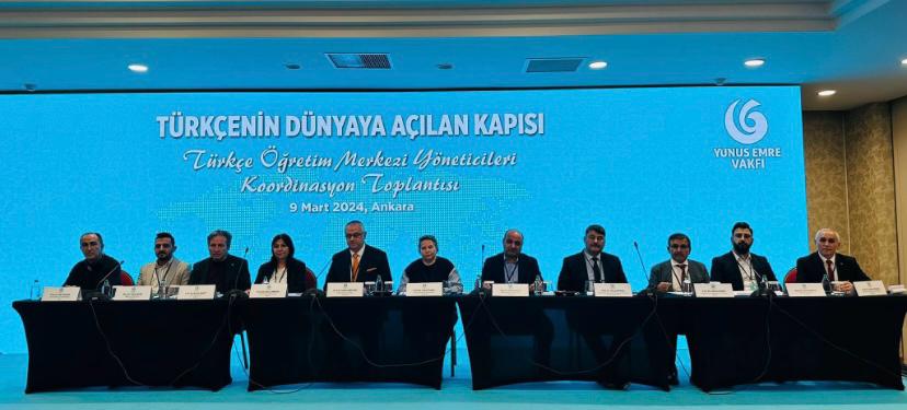 KSÜ TÖMER Müdürü Prof. Dr. Yakup Poyraz, Ankara'da düzenlenen Türkçenin Dünyanın Açılan Kapısı- Türkçe Öğretim Merkezi Yöneticileri Koordinasyon Toplantısı'na katıldı.