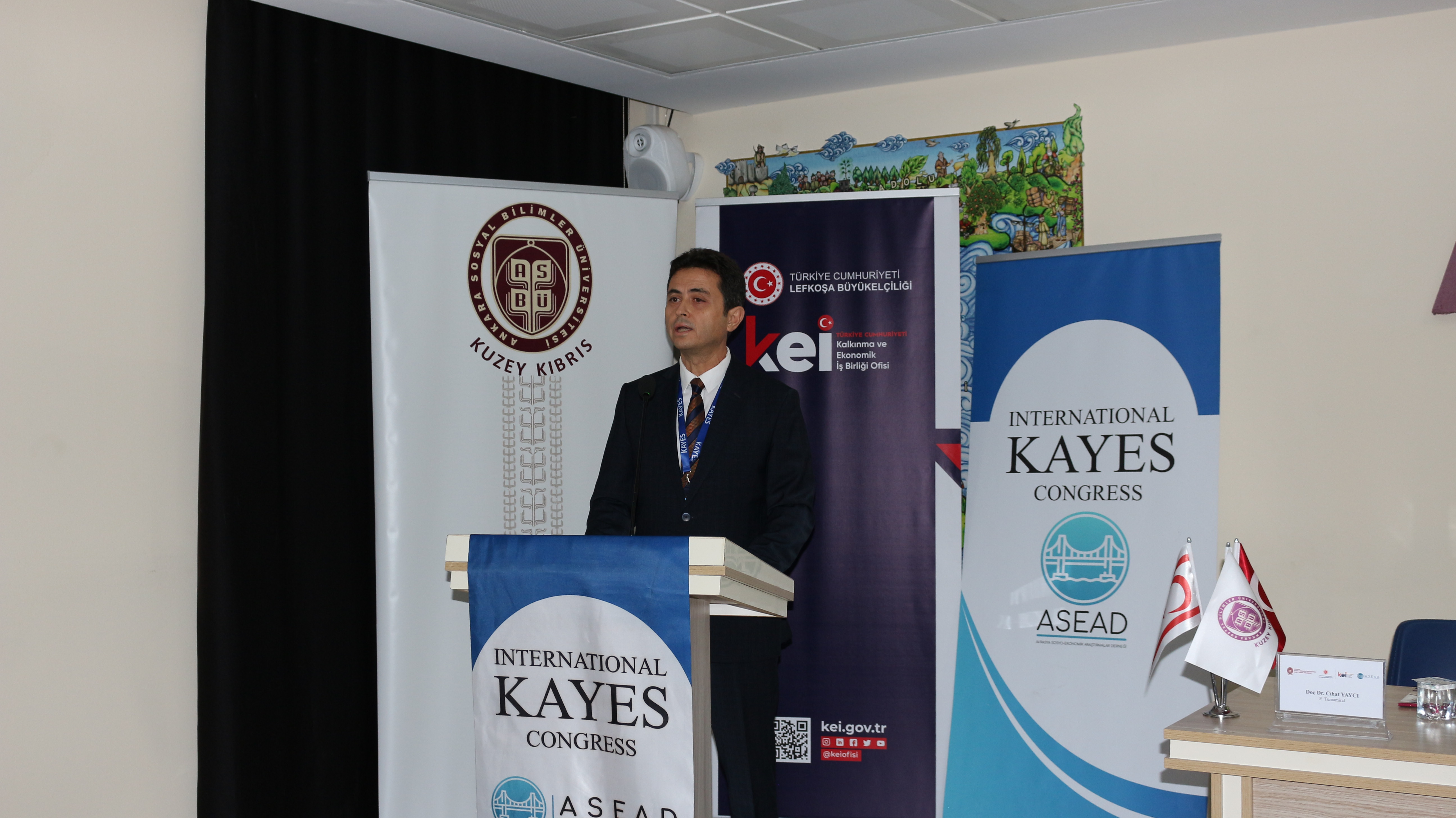 ASEAD Başkanı Prof. Dr. İbrahim ÖRNEK Kongre Açılış Konuşmasını Yaparken