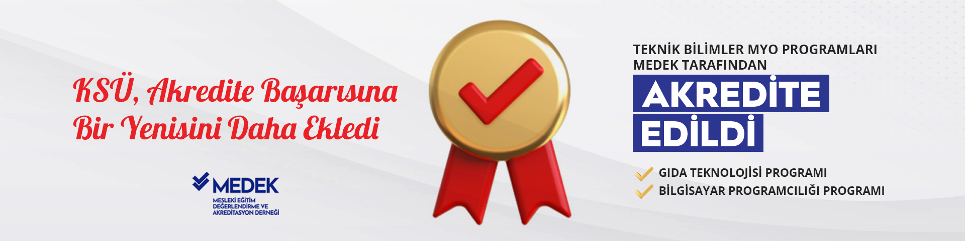 Akredetiayon Başarısına Bir Yenisini Daha Ekledik