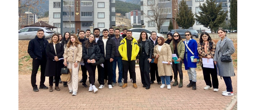 Dr. Öğr. Üyesi Mahmut TUĞLUER koordinatörlüğünde yürütülen Proje II dersi kapsamında arazi sörvey çalışması yapılmıştır.