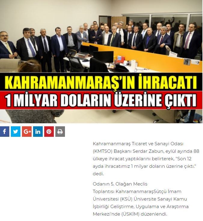 KMTSO Meclis Toplantısı ÜSKİM'de Yapıldı