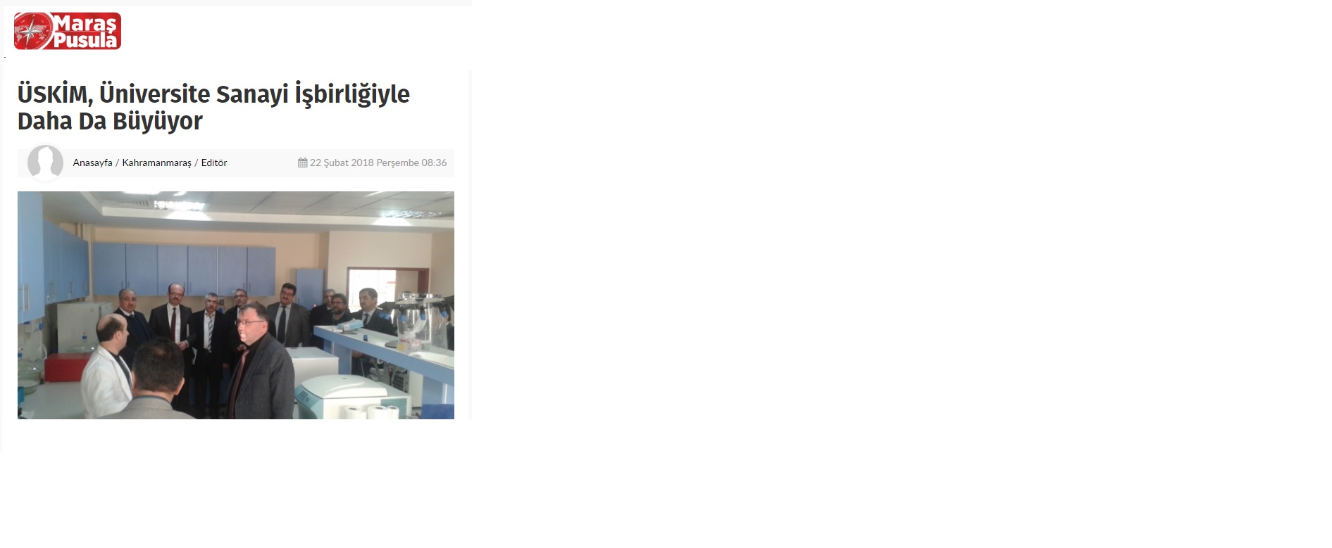 ÜSKİM Üniversite Sanayi İşbirliğiyle Daha Da Büyüyor
