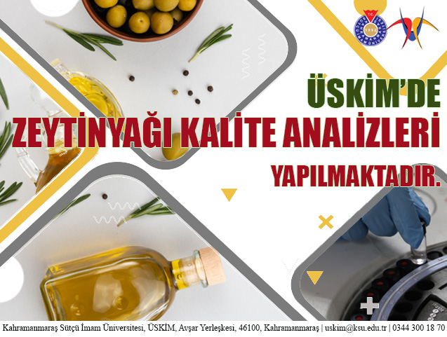 ÜSKİM’DE ZEYTİNYAĞI KALİTE ANALİZLERİ